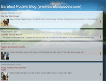 Tablet Screenshot of barefootpudelsblog.blogspot.com