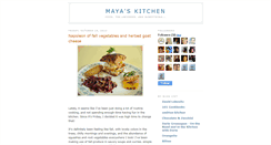 Desktop Screenshot of mayaskitchenonline.blogspot.com