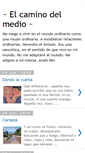 Mobile Screenshot of elcaminodelmedio.blogspot.com