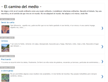 Tablet Screenshot of elcaminodelmedio.blogspot.com