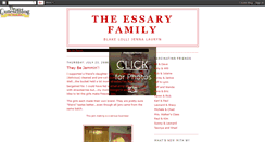 Desktop Screenshot of essaryfamily.blogspot.com