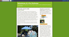 Desktop Screenshot of fireperformer.blogspot.com