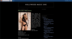 Desktop Screenshot of hollywood-magic-one.blogspot.com