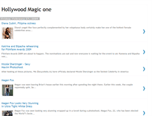 Tablet Screenshot of hollywood-magic-one.blogspot.com