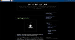 Desktop Screenshot of evilgreg.blogspot.com