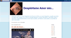 Desktop Screenshot of despiertameamormio.blogspot.com