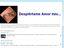 Tablet Screenshot of despiertameamormio.blogspot.com