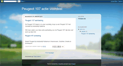 Desktop Screenshot of peugeot-107.blogspot.com