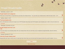 Tablet Screenshot of drupalbreadcrumbs.blogspot.com