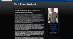 Desktop Screenshot of chrisevansworkoutx.blogspot.com