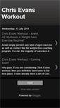 Mobile Screenshot of chrisevansworkoutx.blogspot.com