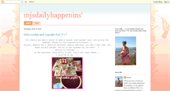 Desktop Screenshot of mjsdailyhappenins.blogspot.com