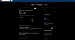Desktop Screenshot of allaboutwallpaper.blogspot.com