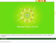 Tablet Screenshot of escueladespertandoalarte.blogspot.com