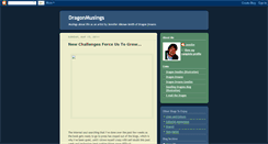 Desktop Screenshot of dragonmusings.blogspot.com