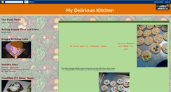 Desktop Screenshot of mydeliriouskitchen.blogspot.com