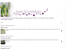 Tablet Screenshot of iivenihmetykset.blogspot.com