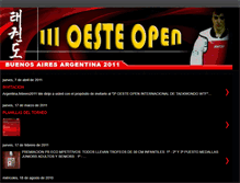 Tablet Screenshot of circuitodeloeste.blogspot.com