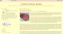 Desktop Screenshot of catatanharianibunda.blogspot.com