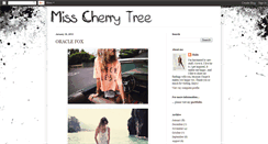 Desktop Screenshot of misscherrytree.blogspot.com