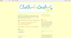 Desktop Screenshot of clothandsash.blogspot.com