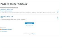 Tablet Screenshot of pautarrevistavidasana.blogspot.com