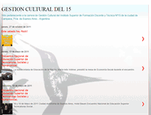 Tablet Screenshot of gestioncultural15.blogspot.com