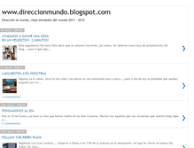Tablet Screenshot of direccionmundo.blogspot.com
