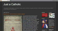 Desktop Screenshot of justacatholic.blogspot.com