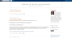 Desktop Screenshot of mathphysics.blogspot.com