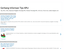 Tablet Screenshot of kpli2u.blogspot.com
