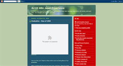 Desktop Screenshot of mcgillmbajapanexperience.blogspot.com