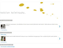 Tablet Screenshot of hetkienhelminauha.blogspot.com