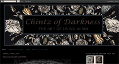 Desktop Screenshot of chintz-of-darkness.blogspot.com