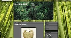 Desktop Screenshot of guerrillagear.blogspot.com