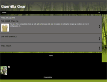 Tablet Screenshot of guerrillagear.blogspot.com