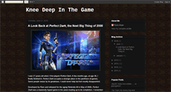 Desktop Screenshot of kneedeepinthegame.blogspot.com