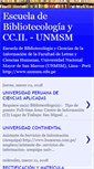 Mobile Screenshot of bibliotecologiaunmsm.blogspot.com