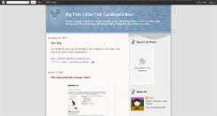 Desktop Screenshot of abigfishlittlefishcardboardbox.blogspot.com