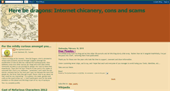 Desktop Screenshot of chicaneryconsscams.blogspot.com