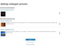 Tablet Screenshot of desktopwallpaperpictures.blogspot.com