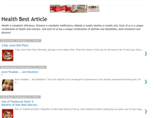Tablet Screenshot of health-best-article.blogspot.com