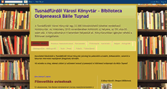 Desktop Screenshot of bibliotusnad.blogspot.com
