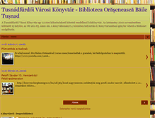 Tablet Screenshot of bibliotusnad.blogspot.com