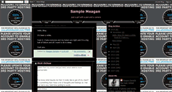 Desktop Screenshot of ameagansample.blogspot.com