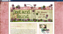 Desktop Screenshot of lostandfoundjourney.blogspot.com