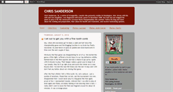 Desktop Screenshot of chrissanderson2010.blogspot.com