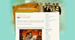 Desktop Screenshot of comunidadepedescalco.blogspot.com