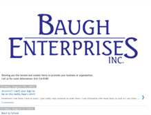 Tablet Screenshot of baughenterprises.blogspot.com