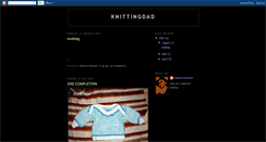 Desktop Screenshot of knittingdad.blogspot.com